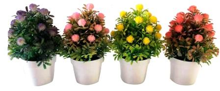 FLORES CON MACETA 8 X 21