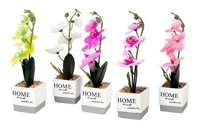 FLORES CON MACETA 30 X 8