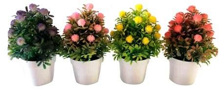 FLORES CON MACETA 8 X 21