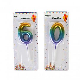 VELA DE CUMPLEAÑOS NUMEROS